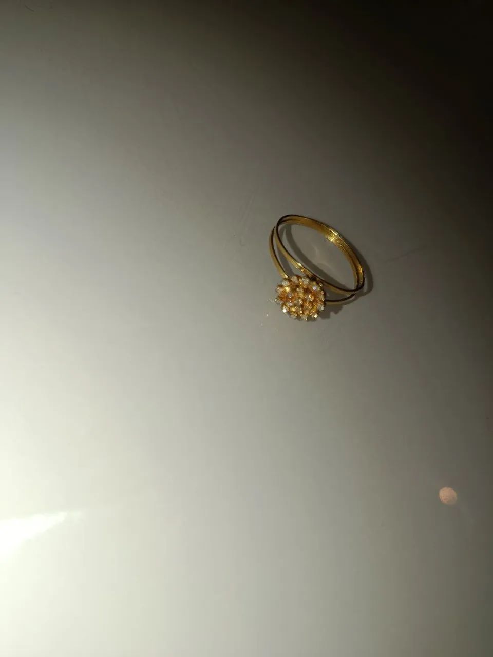 ANEL CHUVEIRINHO EM OURO 18K COM BRILHANTES
