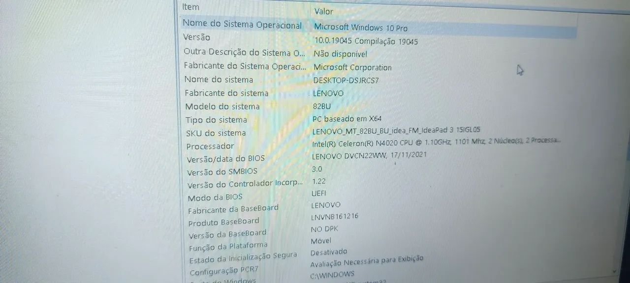 Notebook Lenovo IdeaPad 3 15IGL05 - Foto 3