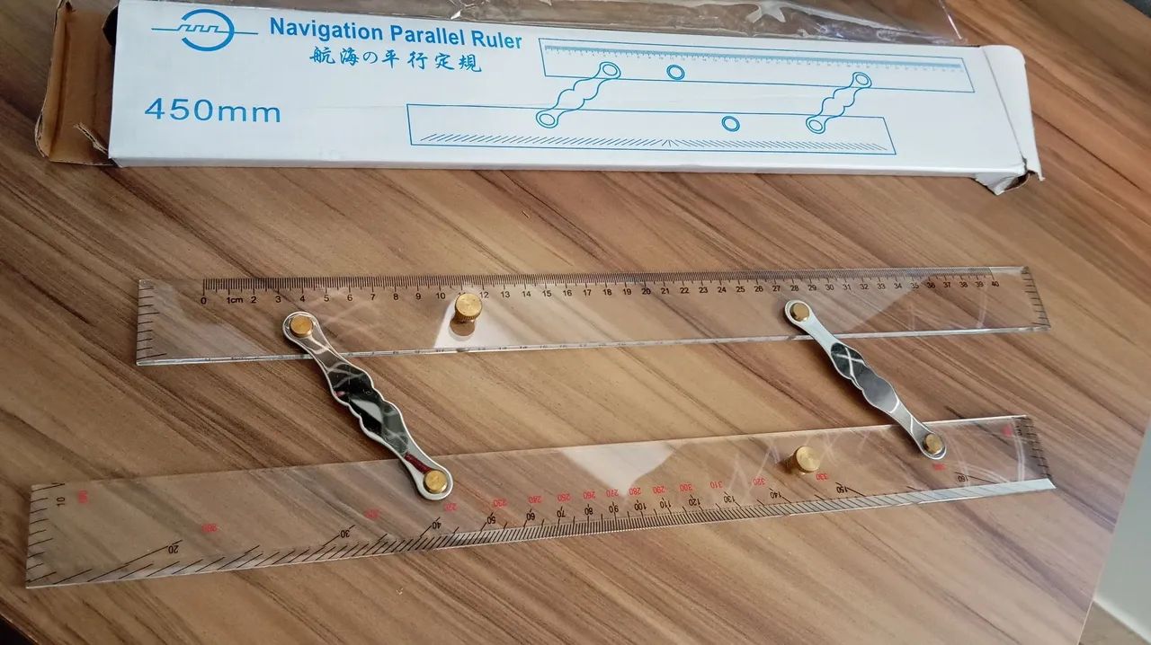 Régua Paralela 45cm Navegação - Nova (Mestre/Arrais Amador)