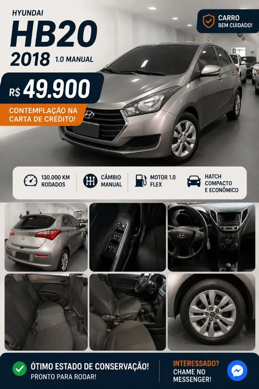 Hyundai Hb20 HB20 Comf./C.Plus/C.Style 1.0 Flex 12V 2018