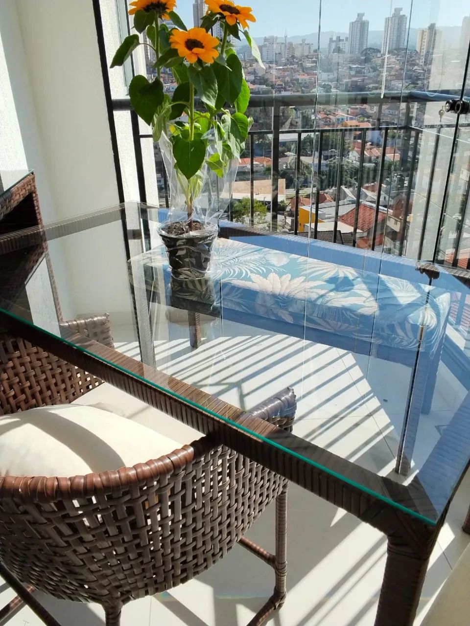 Conjunto para Sacada / Varanda Gourmet em Junco Sintético  - Foto 5