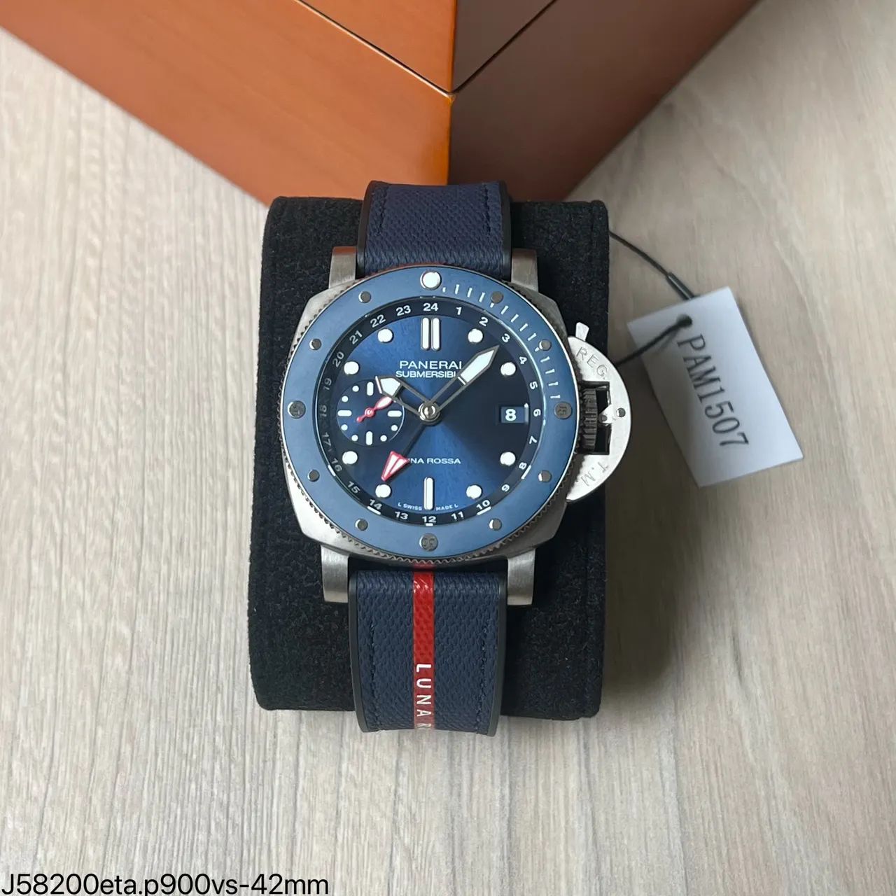 Relógio panerai submercible carbotech 47mm - Foto 4