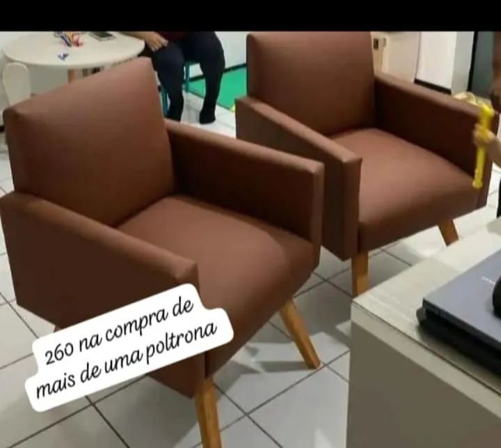 Poltronas luxo 260 na compra de mais de uma poltrona contato( *) - Foto 4