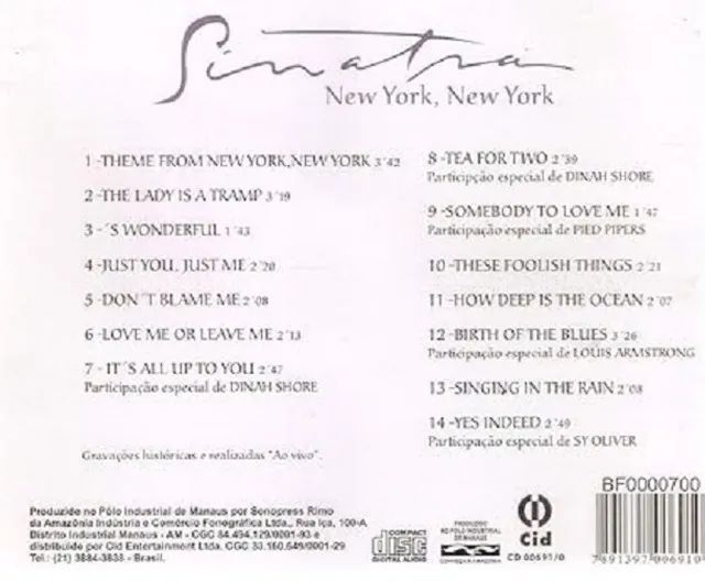 CD - Sinatra - New York, New York - Foto 3