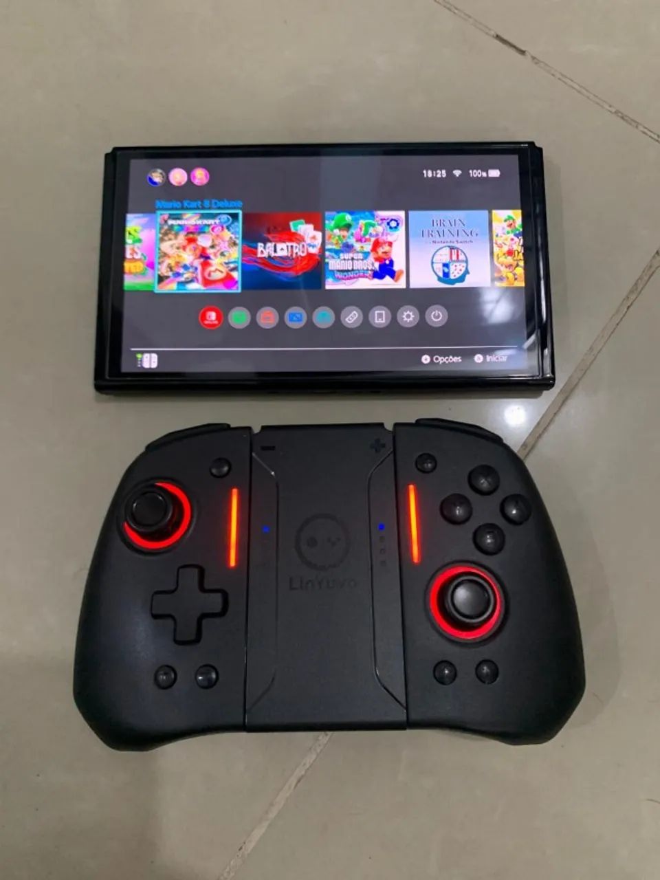 CONTROLE GAMEPAD KS42 PARA NINTENDO SWITCH LITE E OLED - Foto 3