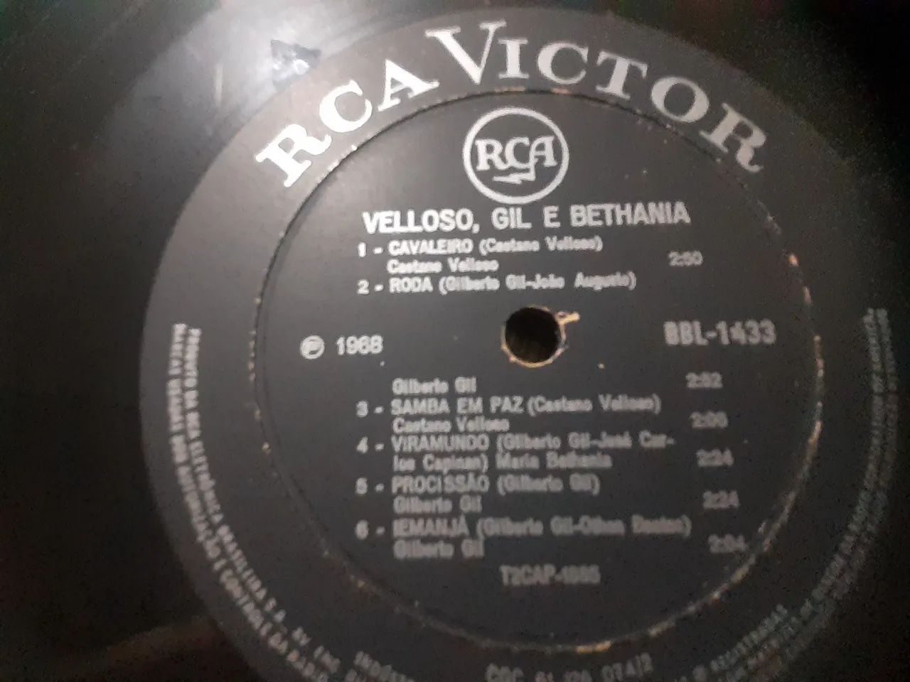 Lp Maria Bethânia,  Caetano veloso e Gilberto Gil  - Foto 3