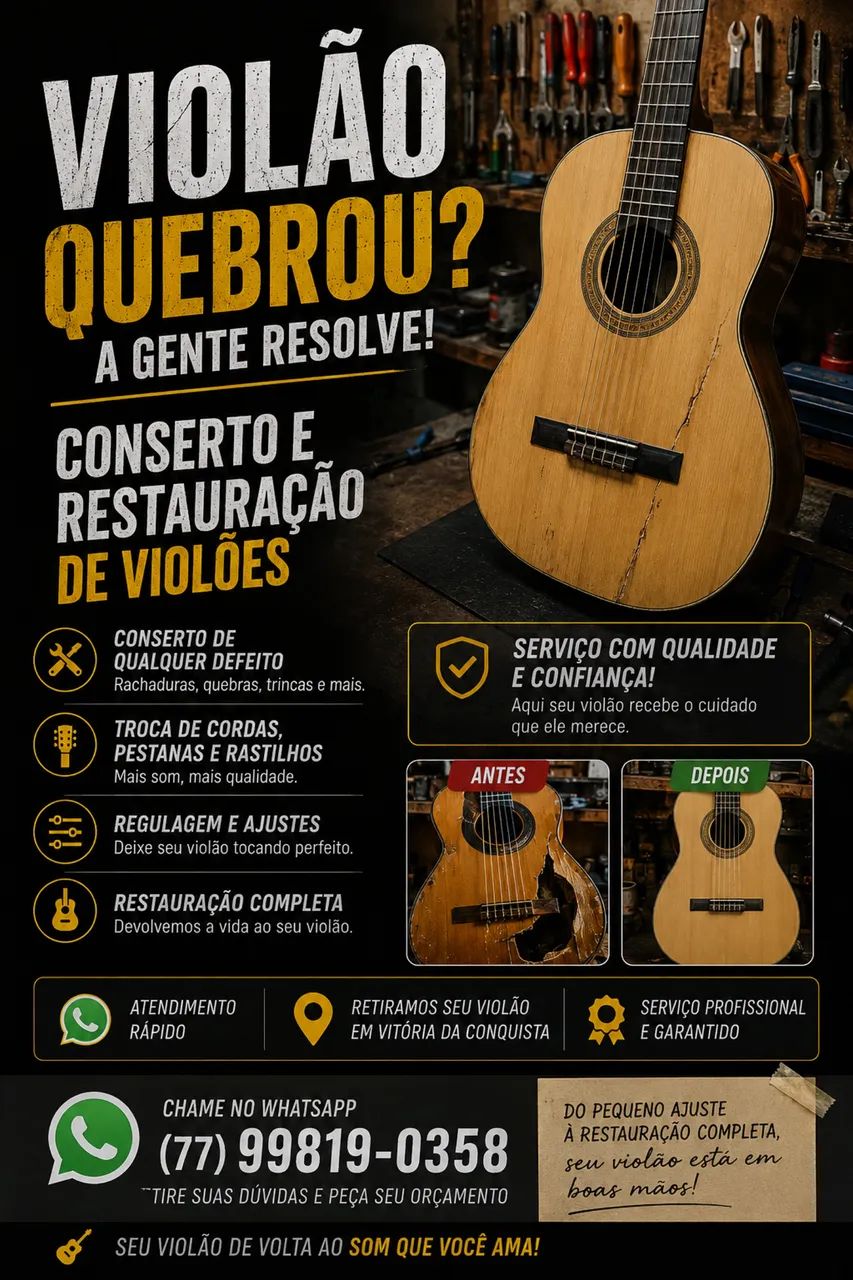 Luthier em Vitória da Conquista 