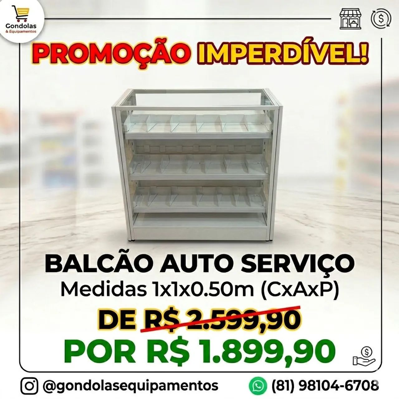 Balcão auto serviço  - Foto 2