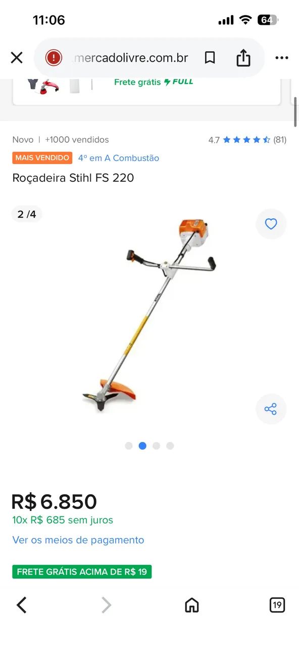 Roçadeira stil