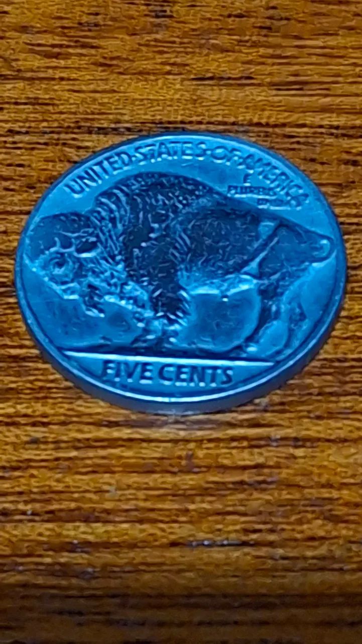 Moeda Five cents 1935 indio/búfalo  - Foto 2