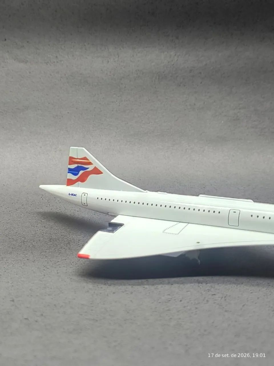 Concorde 16cm avião de ferro - Foto 5
