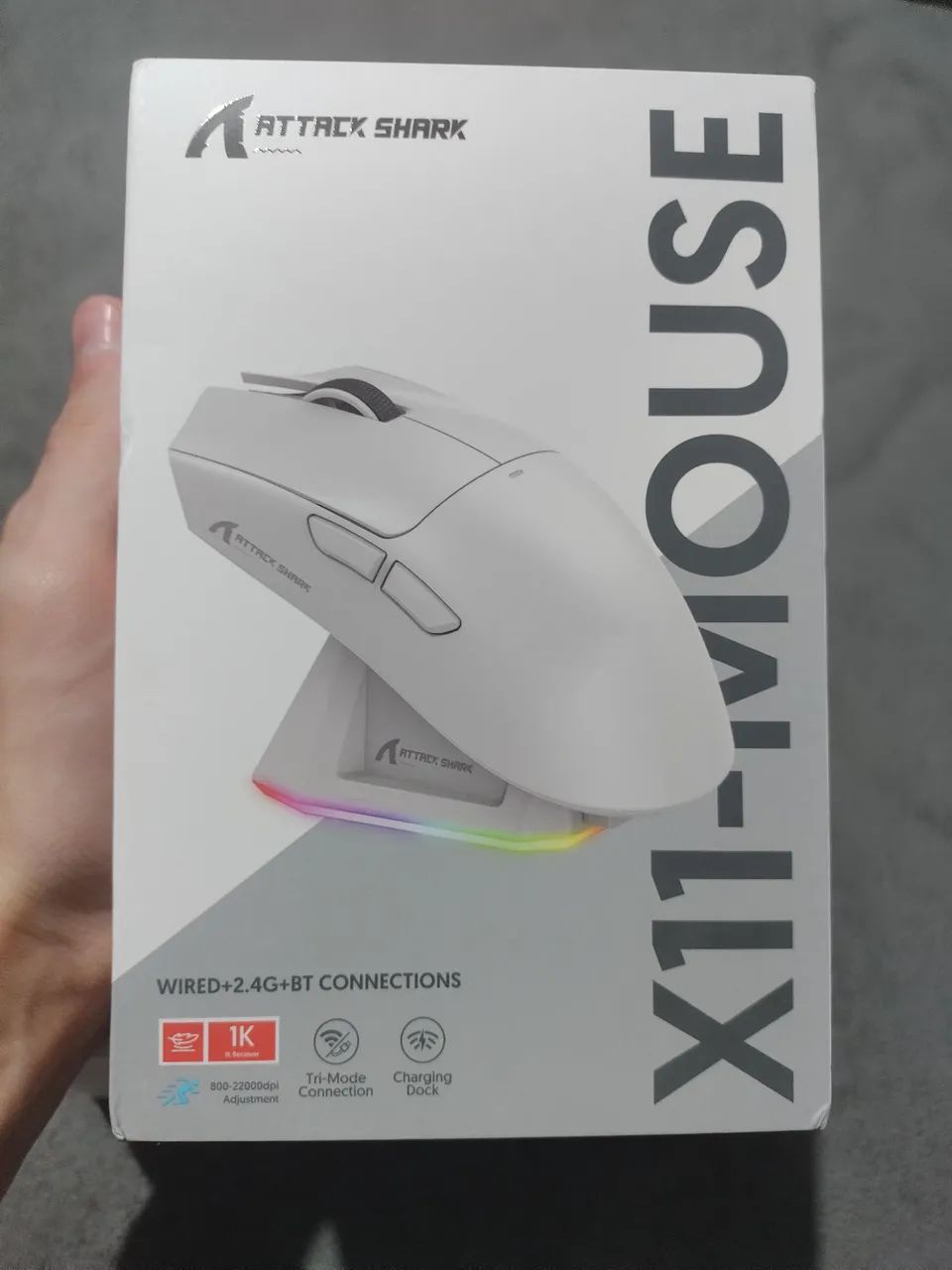 Mouse gamer attack shark X11 wireless  - Foto 4