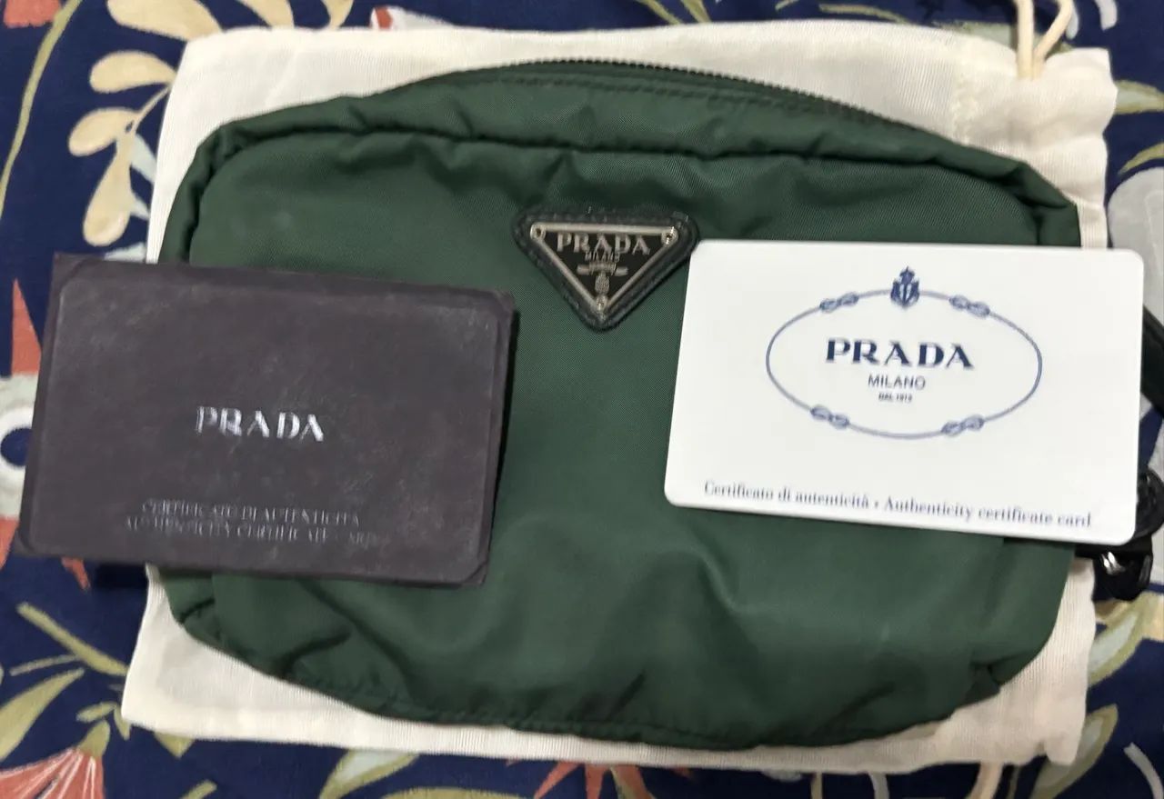 Bolsa Pochete Necessaire Prada - Foto 5