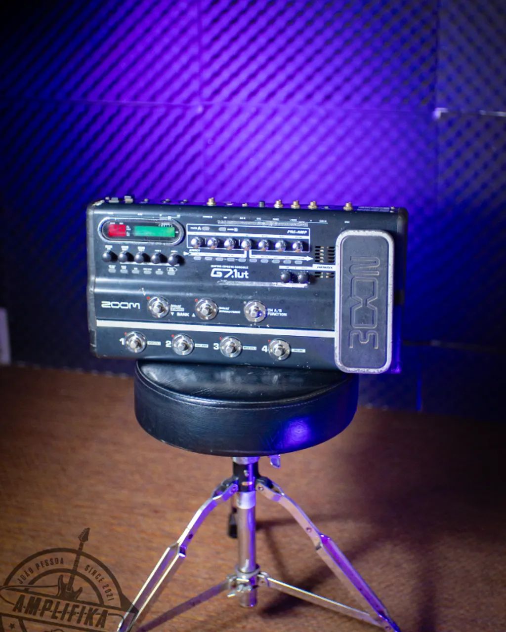 Pedaleira Zoom G7.1ut Multiefeitos Para Guitarra - Instrumentos