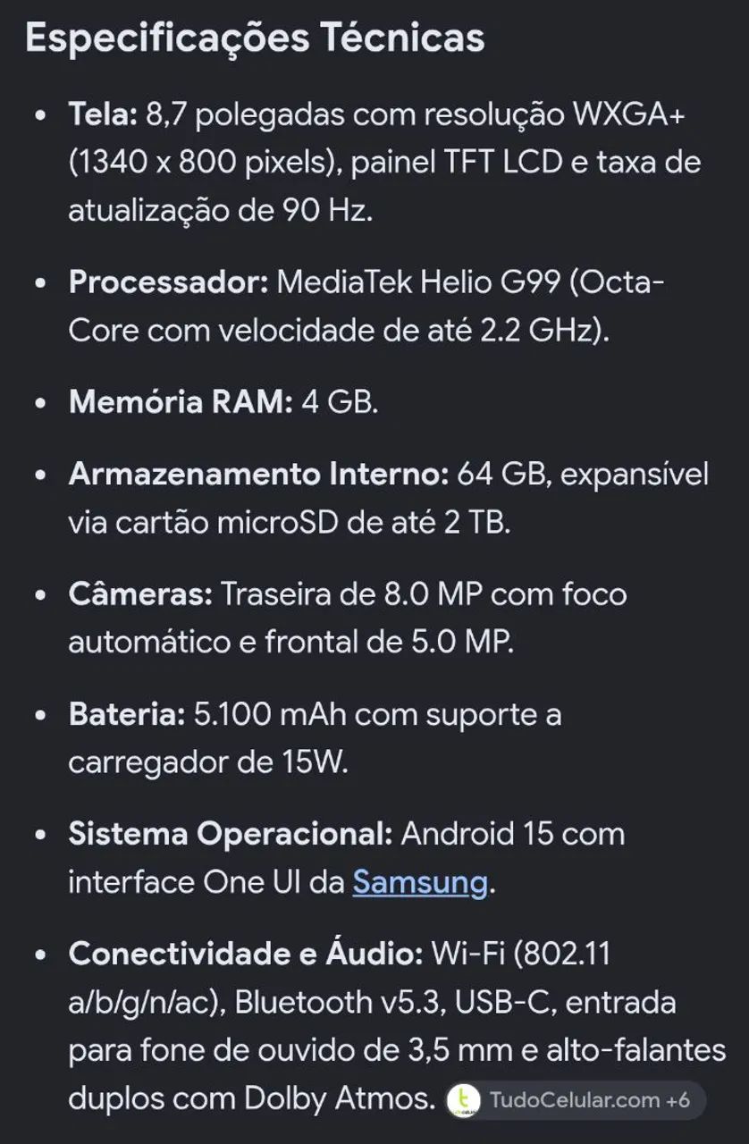 Tablet Samsung a11 - Foto 4