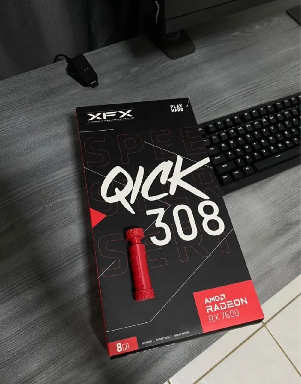 Rx 7600 xfx qick 308 triple fan 8gb