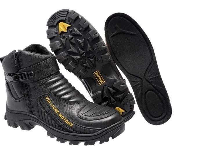 Bota para  Motociclista em Couro - Foto 2