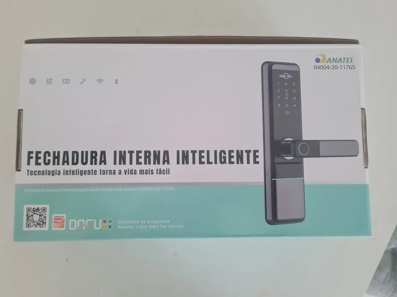 FECHADURA digital INTERNA INTELIGENTE Novo Na caixa