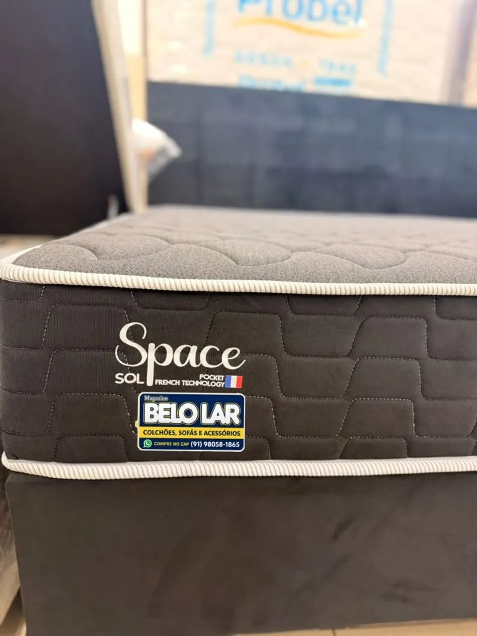 Conjunto Space Pocket Superking +  Base Box - Foto 5