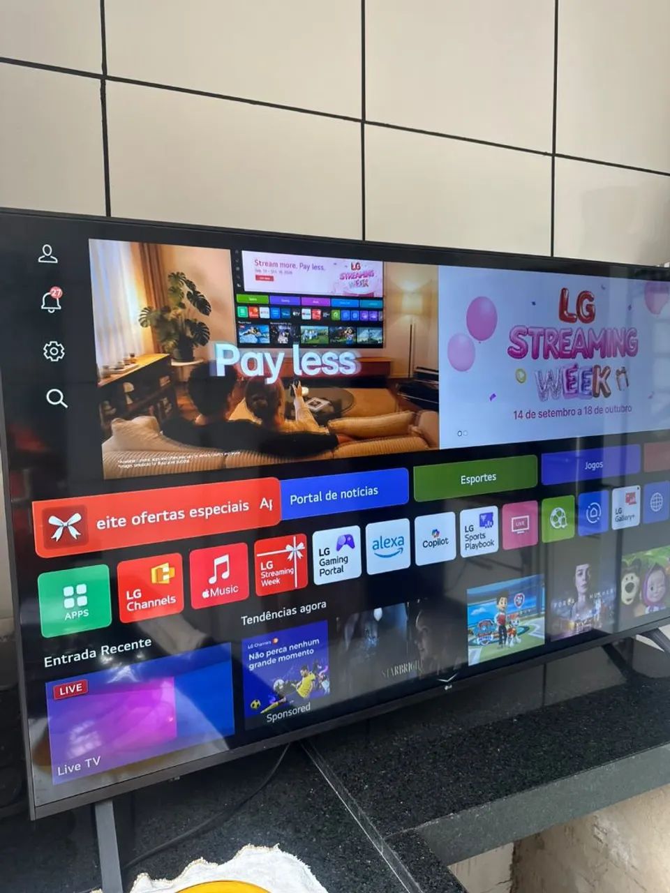 SMARTV 55 4K LG ThinQ wbos 2026 - Foto 2