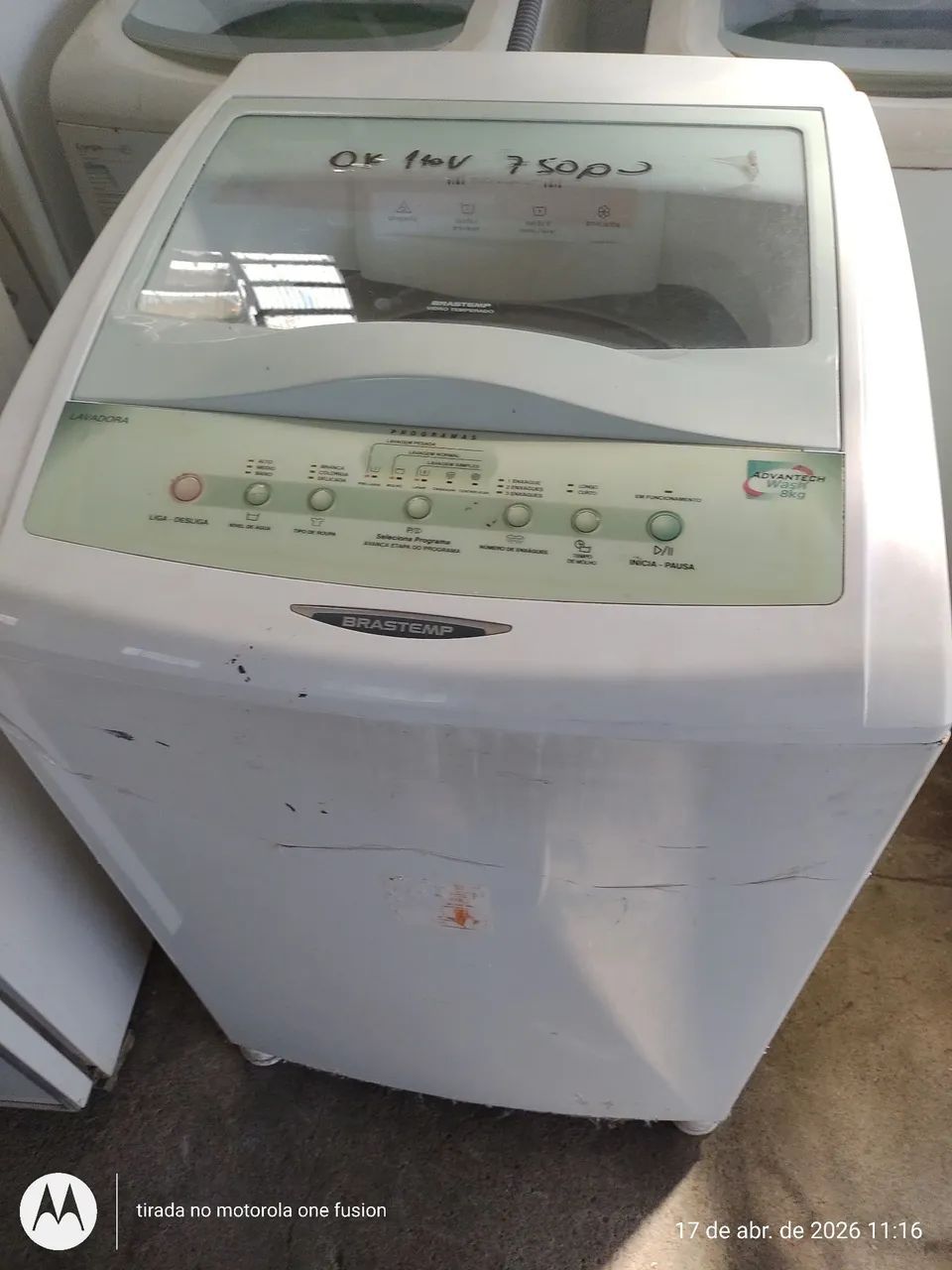 LAVADORA BRASTEMP ELETRÔNICA 110V - Foto 2