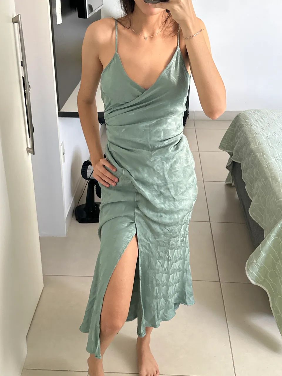 Vestido verde pp - Foto 3