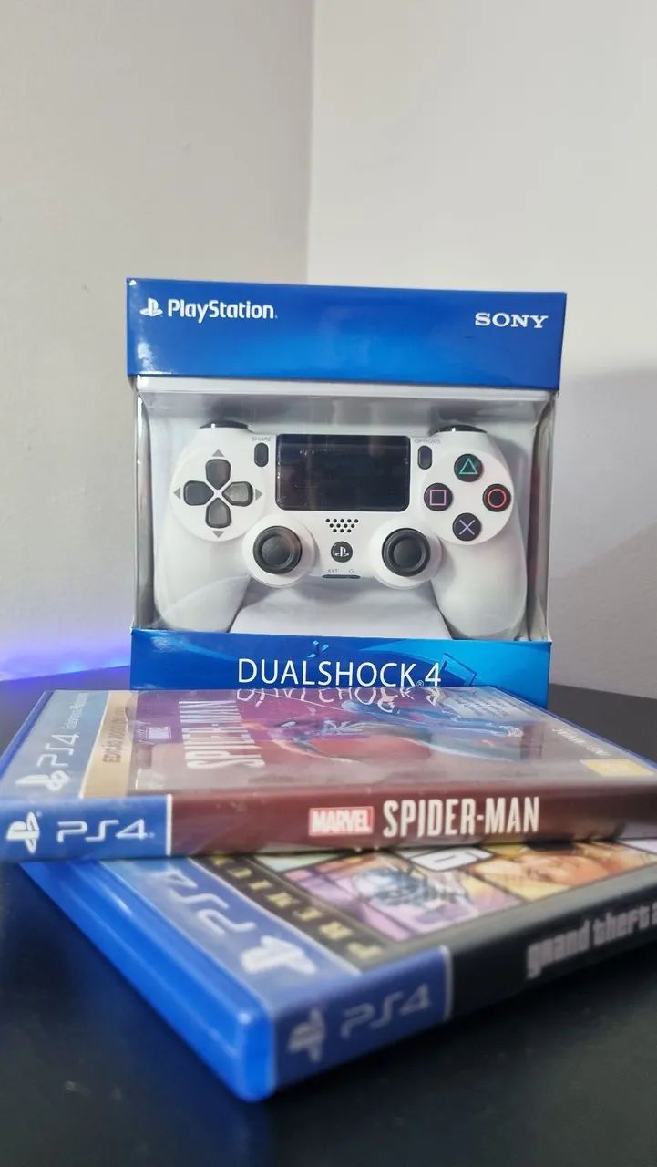 Controle Ps4 + Spider-Man + GTA V  - Foto 2