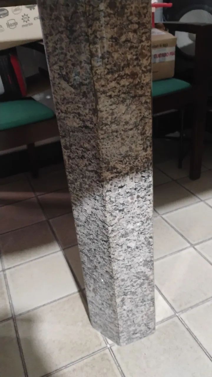 Mesa de pedra tipo mármore  - Foto 4