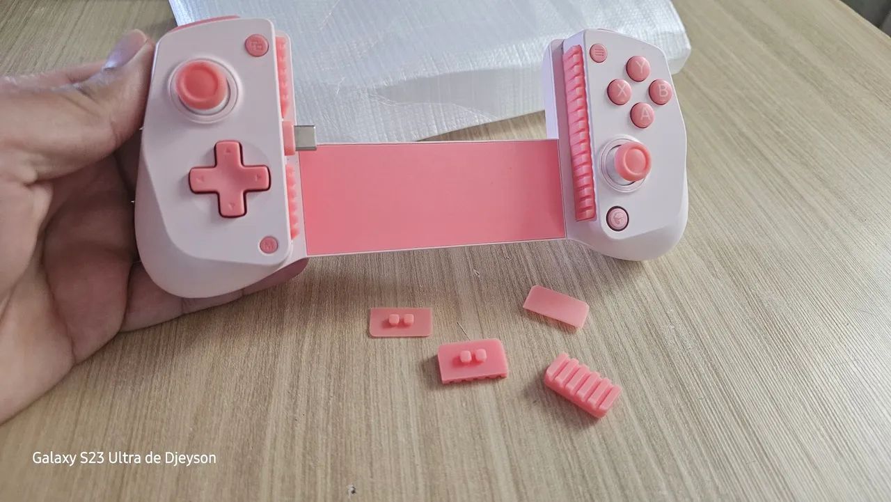 Controle GameSir para celular x5 lite rosa