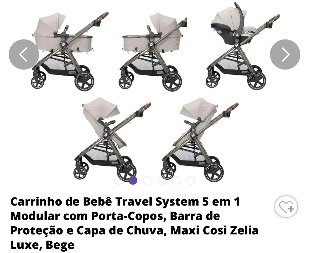 Carrinho de bebê/  bebê conforto importado  - Foto 5