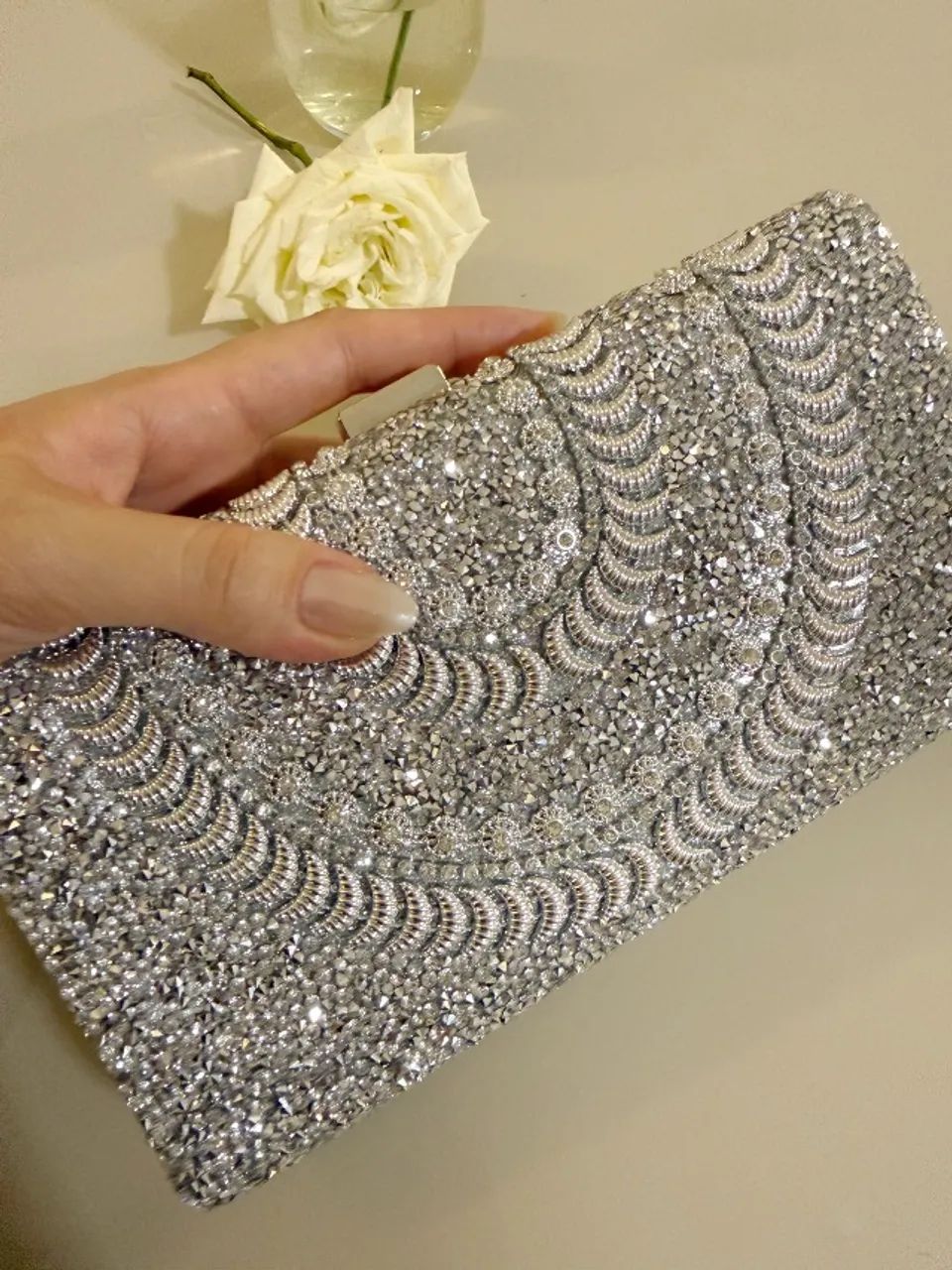 Clutch Festa Bolsa Prata