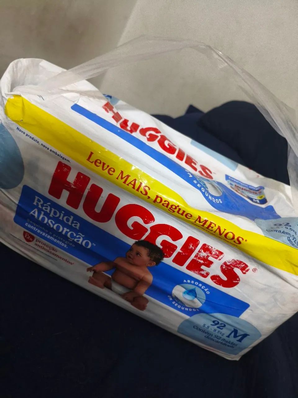 Pacotão de fralda M92 Huggies  - Foto 2
