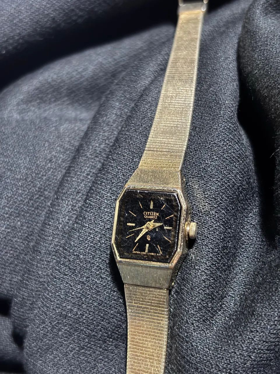 relógio citizen quartz feminino dourado 1970 raro