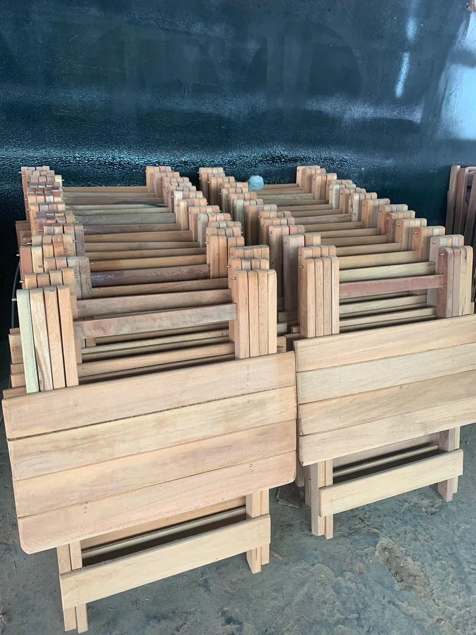 Jogo de mesa e cadeira dobrável LIXADO - Foto 5