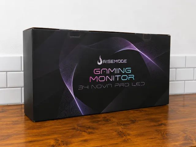 Monitor 34 UltraWide Sem uso Risemode 165hz com Nota Fiscal - Foto 2