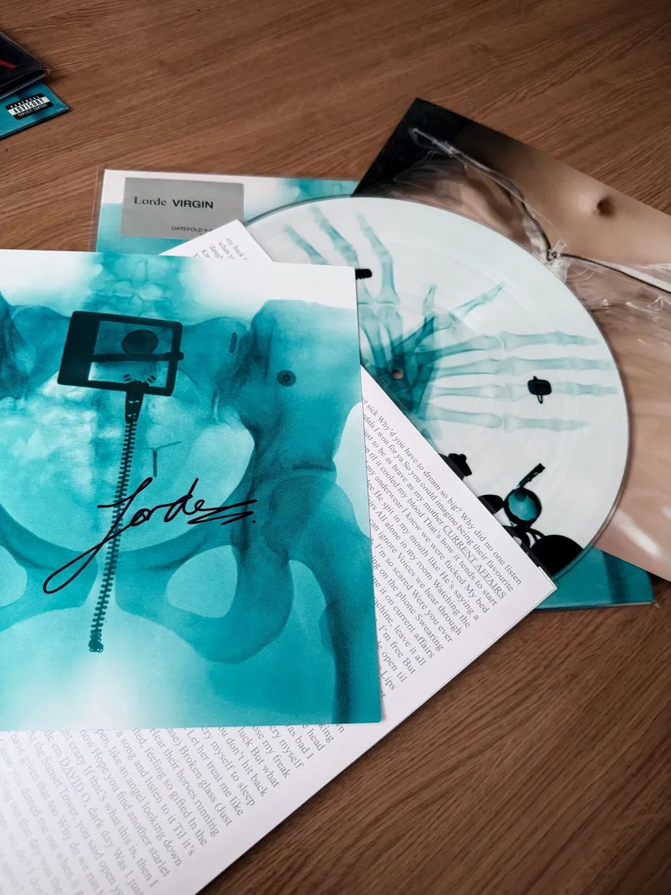 Vinil Lorde Virgin X Ray Signed - Foto 3