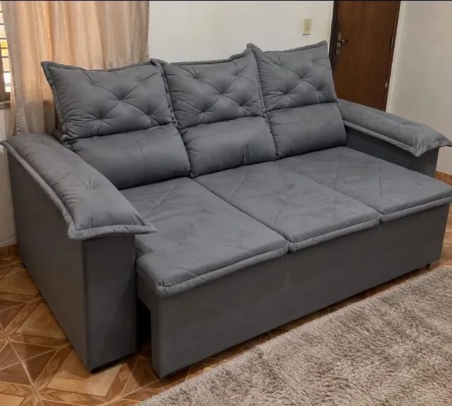 Sofá Com 2,00m de Largura (Entrega Rápida Produto Novo)