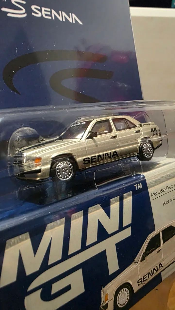 Mercedes-Benz 190 Ayrton Senna Mini GT - Hobbies e coleções