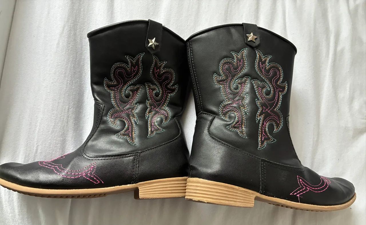 Bota texana country tamanho 32
