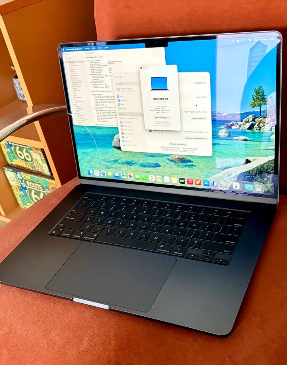 MacBook Air chip M2 16/512gb 15 Polegadas  - Foto 3