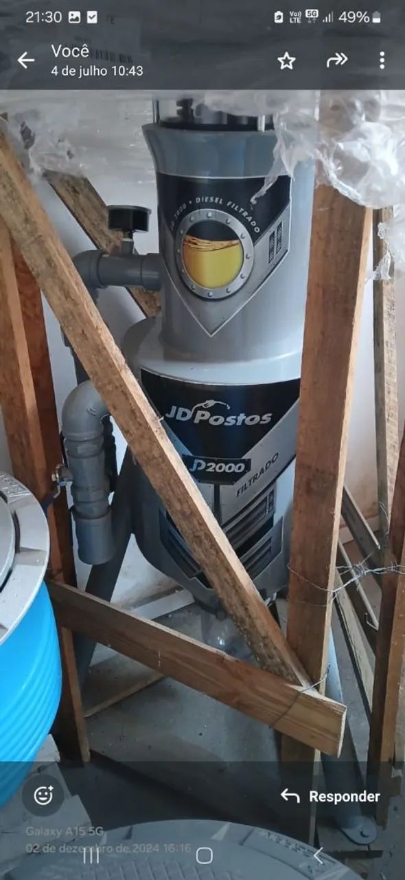 Posto de combustível, material para posto de combustível 