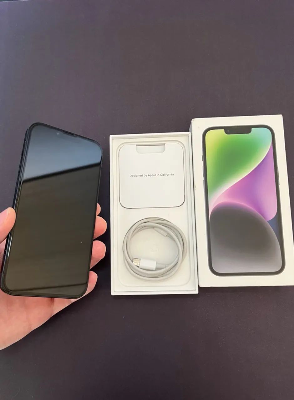 iPhone 14 128gb - Caixa, Cabo e Nota - Foto 4