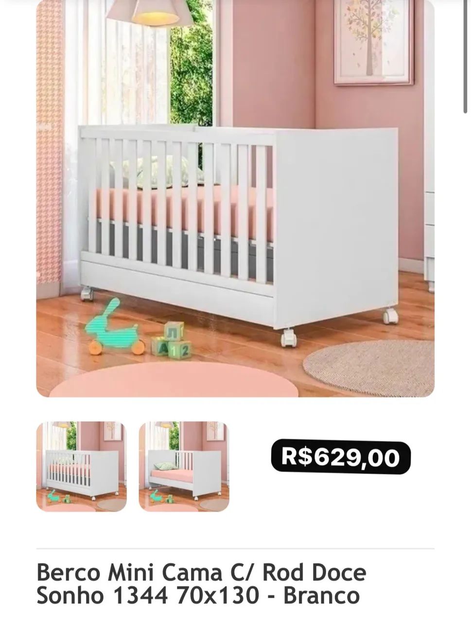 Berço Mini Cama