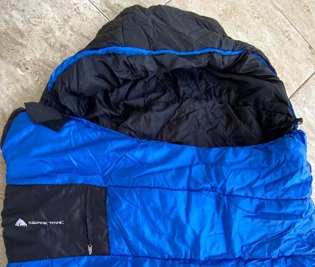 Saco de dormir Ozark Trail Cold Weather, modelo múmia, usado. - Foto 4