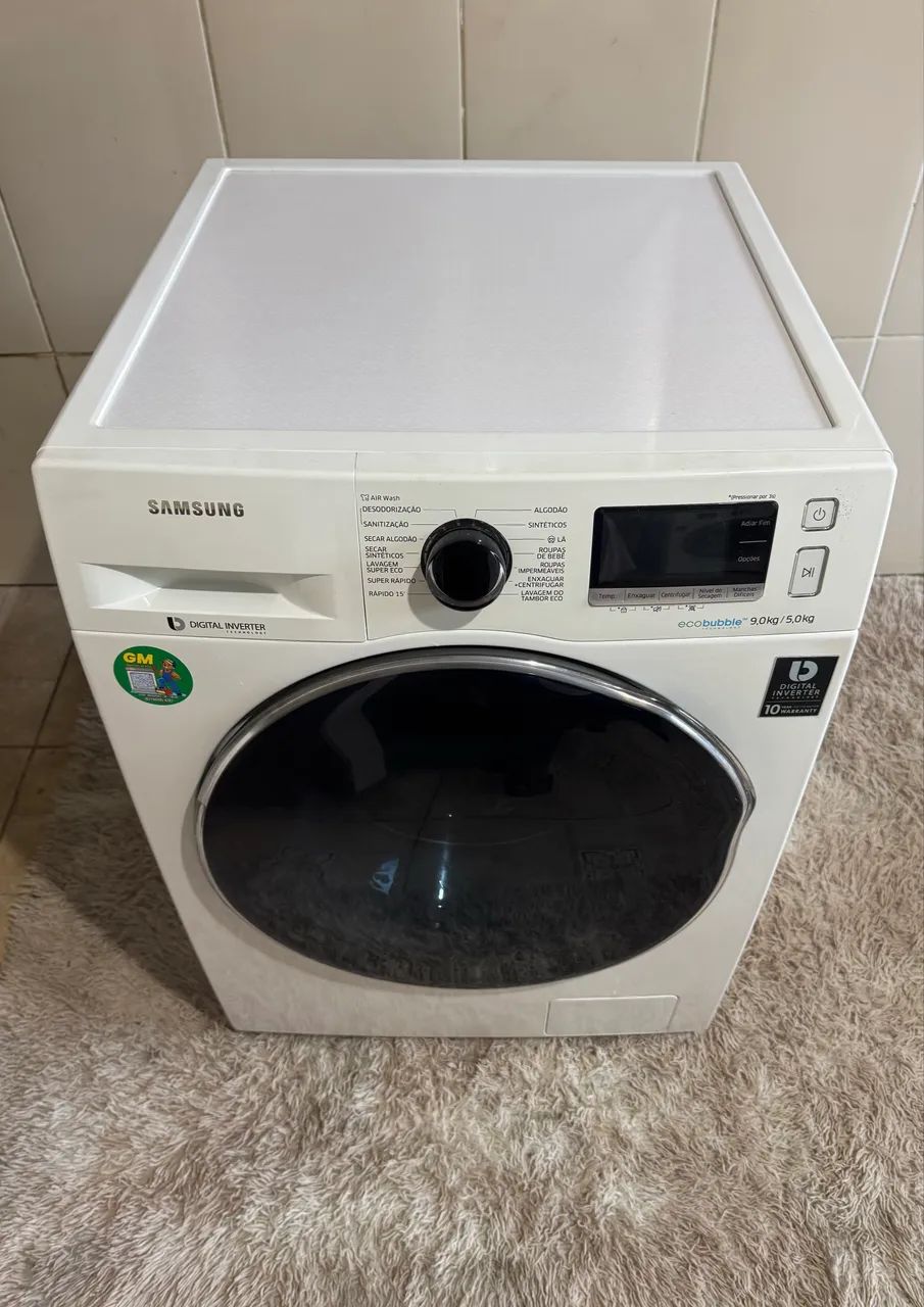 Lava e seca Samsung modelo WD90j