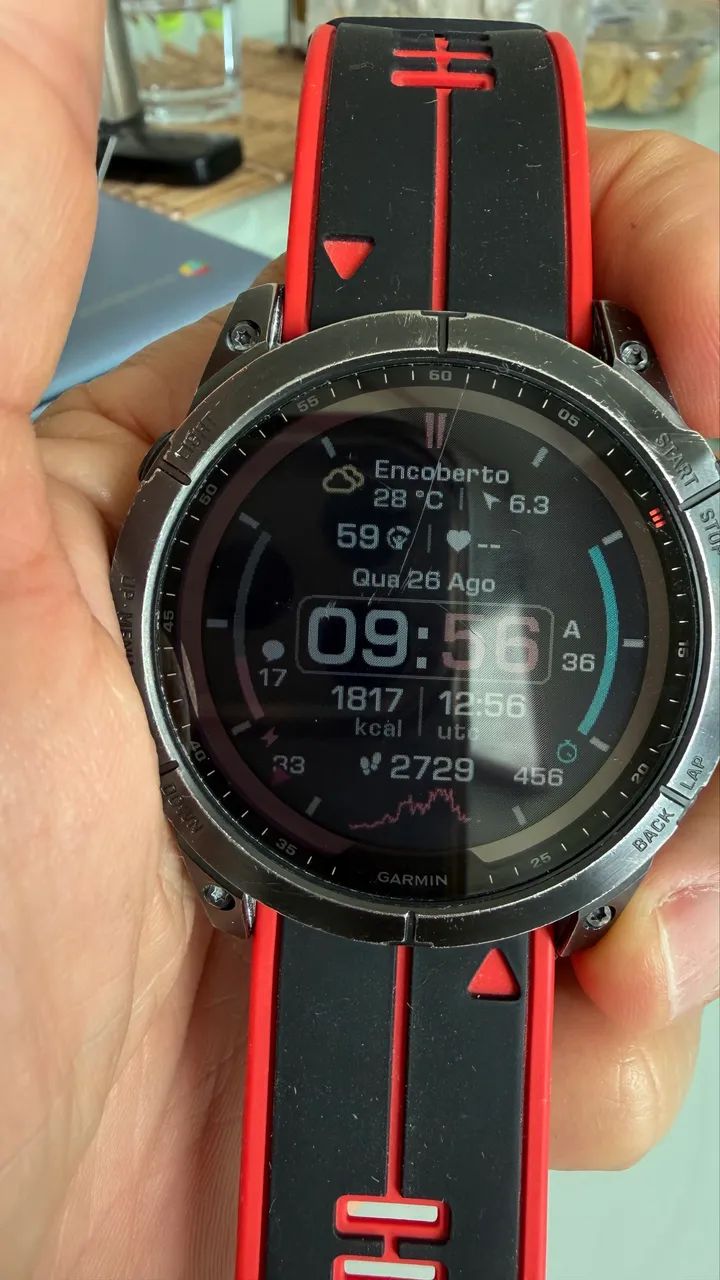 Relógio Garmin Fênix 7X Solar - Foto 5
