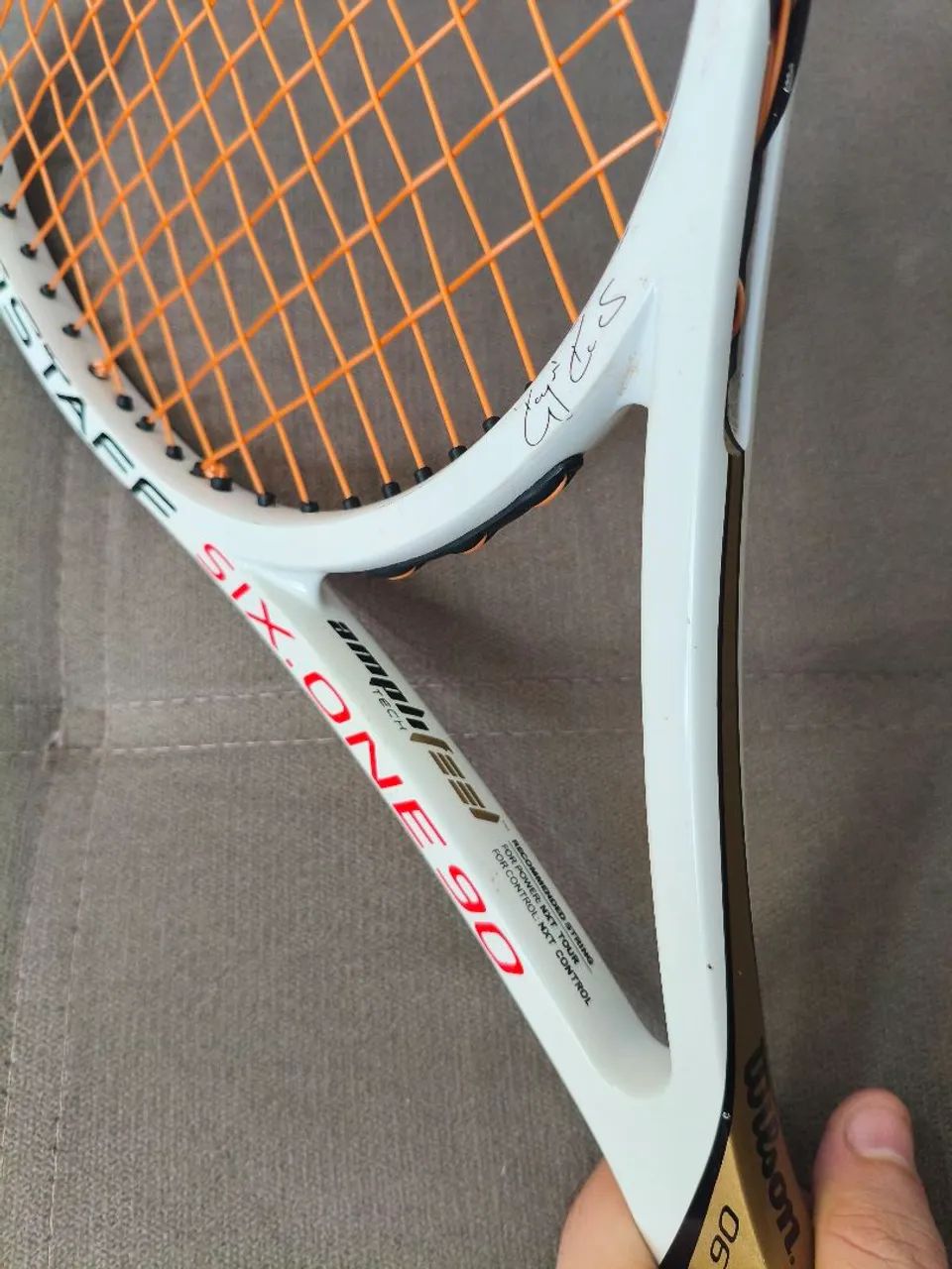 Raquete de tênis - Wilson Pro Staff Six. One 90 BLX - Esportes de
