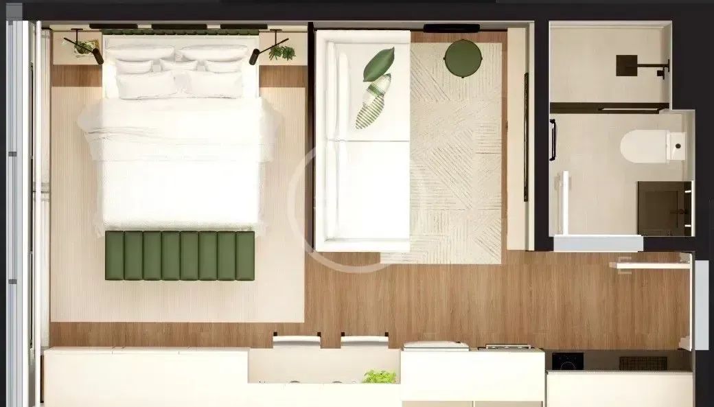 Studio Mobiliado à Venda no Centro de Florianópolis | Ideal para Investimento - Foto 3