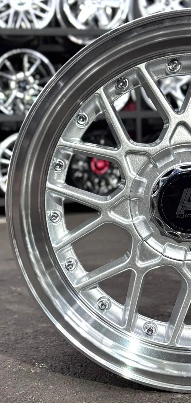 Rodas aro 17 AutoStar modelo BBS RS2 Furação 4x98 4x100 - Peças