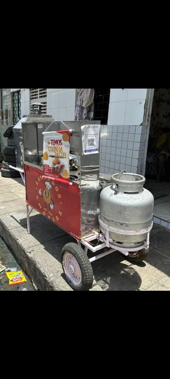 Vendo carrinho de salgados e churrasco  - Foto 2
